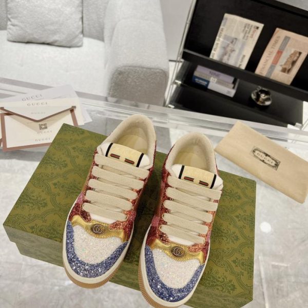 Gucci kleine schmutzige Schuhe authentischer Qualität