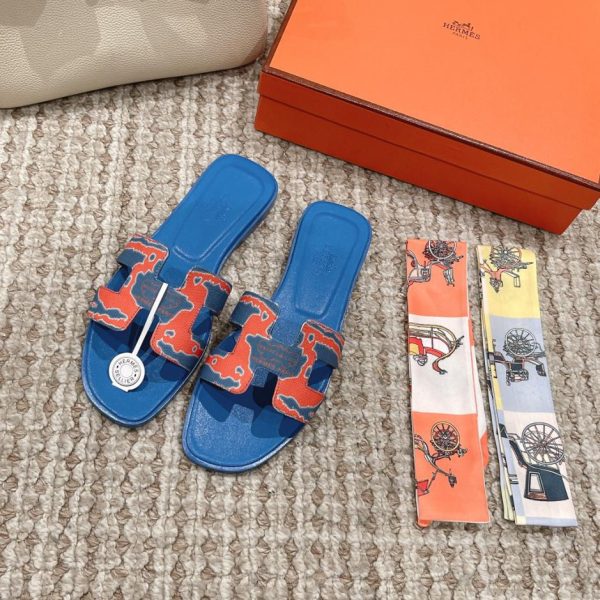 Hermes H Hausschuhe Oran Sandalen-Serie