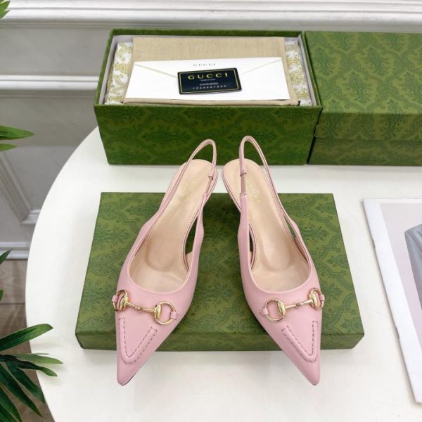 Gucci neue Horsebit-Slingback-Pumps