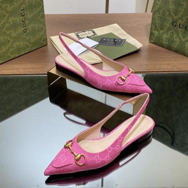 Neue Horsebit-Slingback-Pumps von Gucci