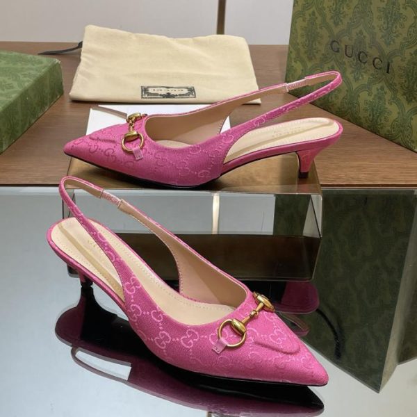 Neue Horsebit-Slingback-Pumps von Gucci