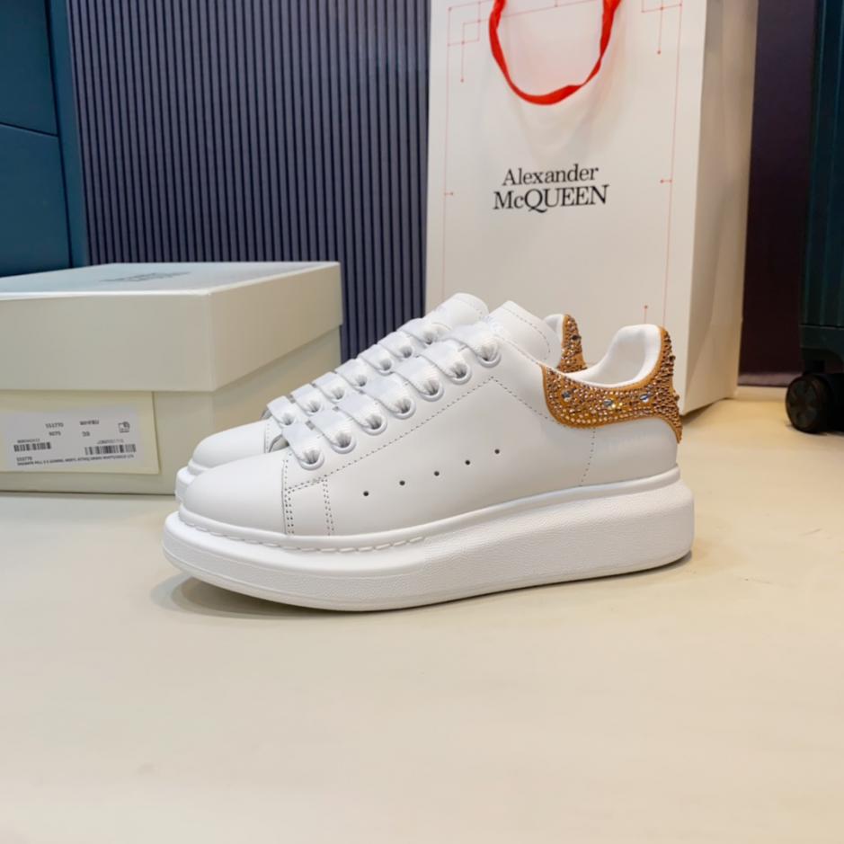 replica,schuhe,beste,kaufen,1:1,besten,seiten,Replik,turnschuhe,sneakers Alexander McQueen-Rückenversion mit Diamantoberteil