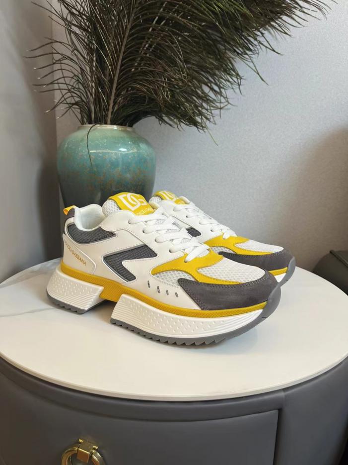 replica,schuhe,beste,kaufen,1:1,besten,seiten,Replik,turnschuhe,sneakers DOLCE & GABBANA neueste farblich passende Freizeitschuhe aus echtem Leder