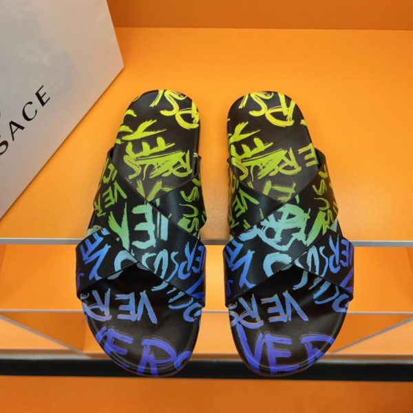 VERSACE Herren-Hausschuhe für Frühling und Sommer