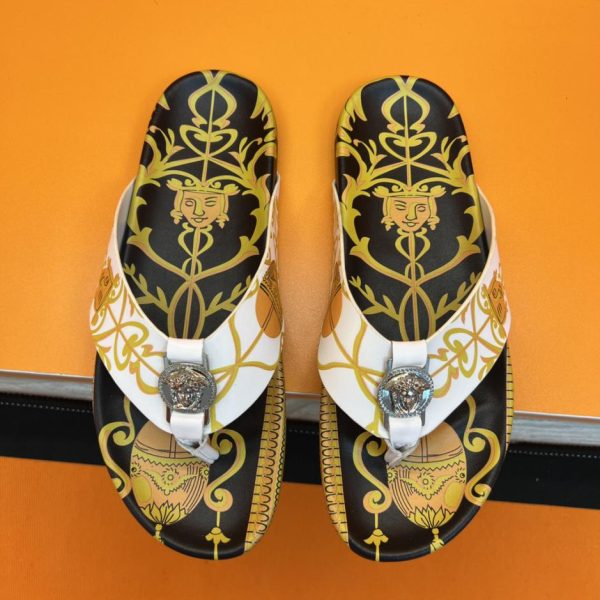VERSACE Herren-Hausschuhe für Frühling und Sommer