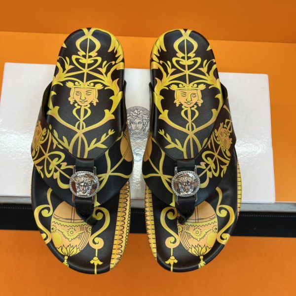VERSACE Herren-Hausschuhe für Frühling und Sommer