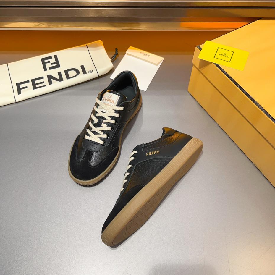replica,schuhe,beste,kaufen,1:1,besten,seiten,Replik,turnschuhe,sneakers Fendi First One paart Dad-Sneaker mit dicken Sohlen