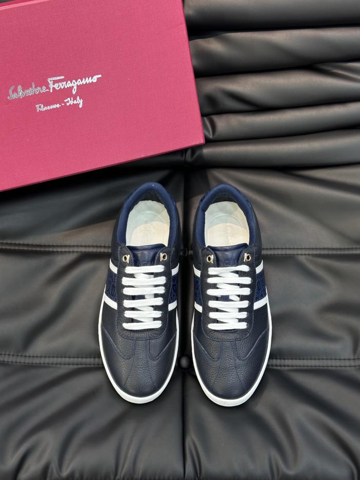 replica,schuhe,beste,kaufen,1:1,besten,seiten,Replik,turnschuhe,sneakers Niedrige Freizeitschuhe zum Schnüren für Herren von Ferragamo