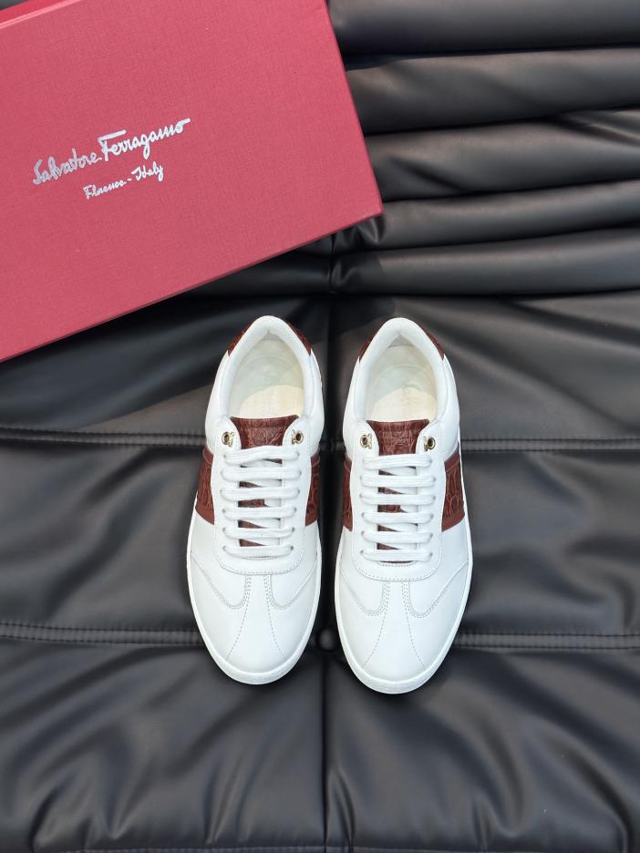 replica,schuhe,beste,kaufen,1:1,besten,seiten,Replik,turnschuhe,sneakers Niedrige Freizeitschuhe zum Schnüren für Herren von Ferragamo