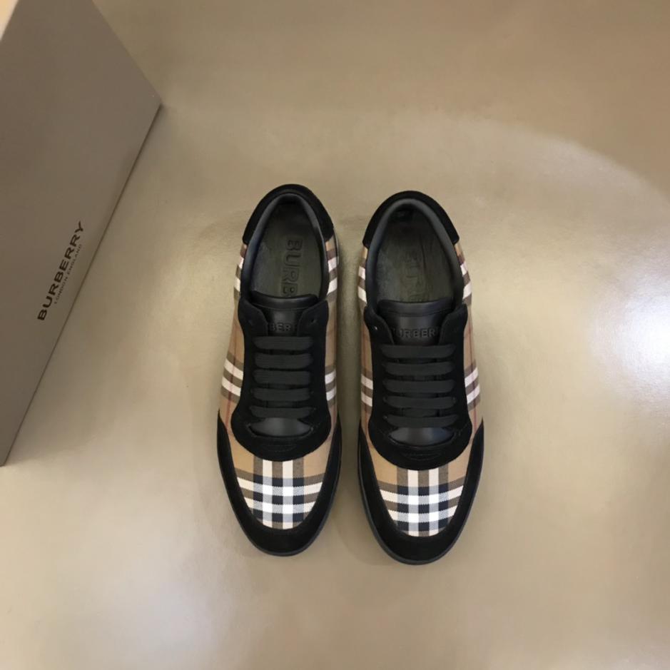 replica,schuhe,beste,kaufen,1:1,besten,seiten,Replik,turnschuhe,sneakers Klassische Low-Top-Sneaker f眉r Herren von Burberr
