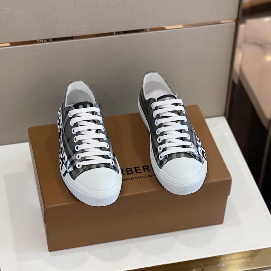replica,schuhe,beste,kaufen,1:1,besten,seiten,Replik,turnschuhe,sneakers Burberr Vintage-Sneaker mit Logo-Print