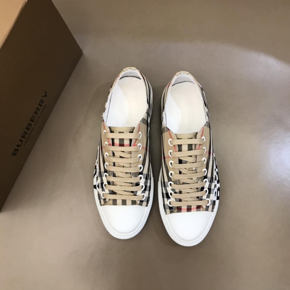 replica,schuhe,beste,kaufen,1:1,besten,seiten,Replik,turnschuhe,sneakers Klassische, l盲ssige Canvas-Schuhe f眉r Herren von Burberr
