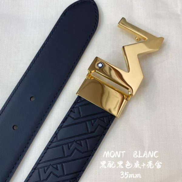 Montblanc 3,5 cm breiter Gürtel