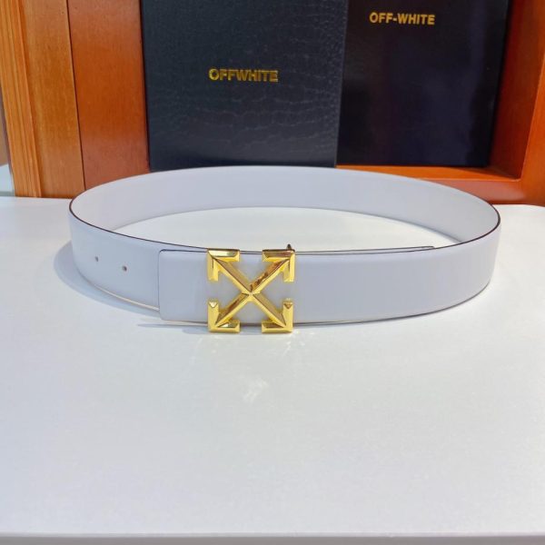 Off-White High-End-Gürtel, Breite 4,0 cm