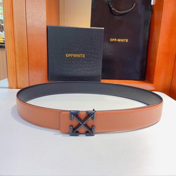 Off-White High-End-Gürtel, Breite 4,0 cm