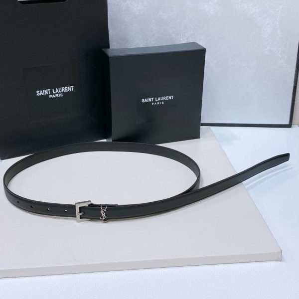 YSL-Gürtel aus Schafsleder, 2,0 cm breit