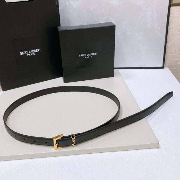 YSL-Gürtel aus Schafsleder, 2,0 cm breit
