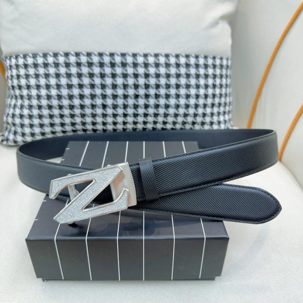 Zegna importierte Herren-Kalbsleder mit einer Breite von 3,5 cm