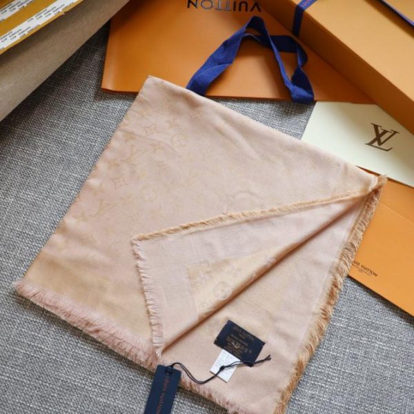 Quadratischer Schal aus farblich abgestimmtem Jacquard von Louis Vuitton