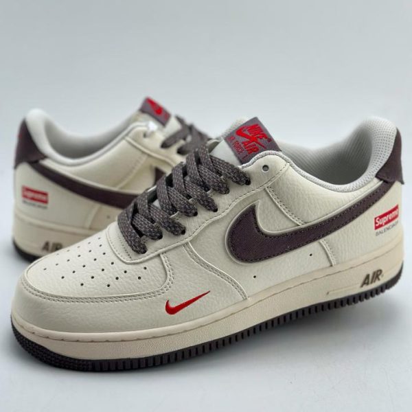 replica,schuhe,beste,kaufen,1:1,besten,seiten,Replik,turnschuhe,sneakers Nike Air Force 1 Low 07 x Supreme x Balenciaga-Serie