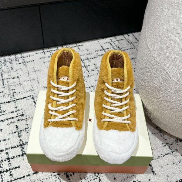 Marni neue Super-Q-Pelzschuhe für Herbst und Winter