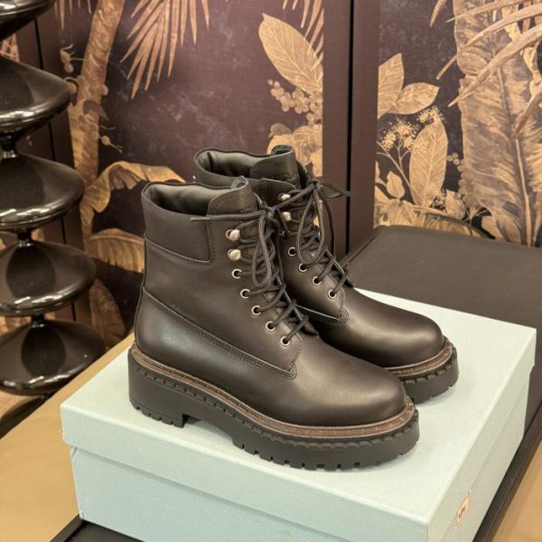Prada Herbst- und Winter-Motorradstiefel