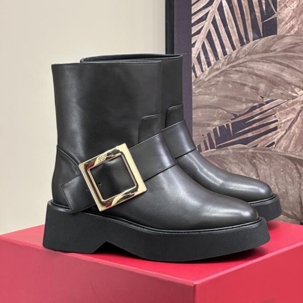 Roger Vivier dicke kurze Herbst- und Winterstiefel