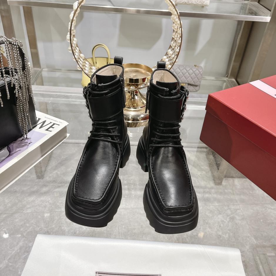 replica,schuhe,beste,kaufen,1:1,besten,seiten,Replik,turnschuhe,sneakers Roger Vivier Square Diamond Chelsea-Plattformsohle
