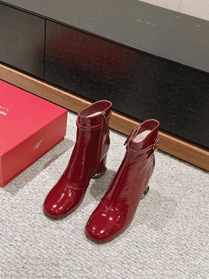 replica,schuhe,beste,kaufen,1:1,besten,seiten,Replik,turnschuhe,sneakers Roger Vivier Chelsea-Stiefel mit klobigem Absatz in Nude