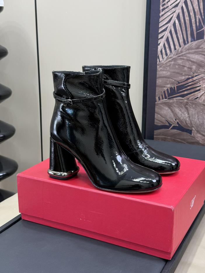 replica,schuhe,beste,kaufen,1:1,besten,seiten,Replik,turnschuhe,sneakers Roger VivierI Stiefeletten aus Lackleder