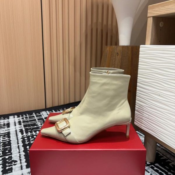 Roger Vivier Stiefeletten mit quadratischer Schnalle