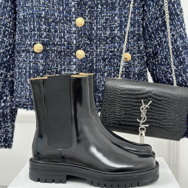 Maison Margiela MM6 Chelsea Herbst- und Winterstiefel mit geteilter Zehenpartie