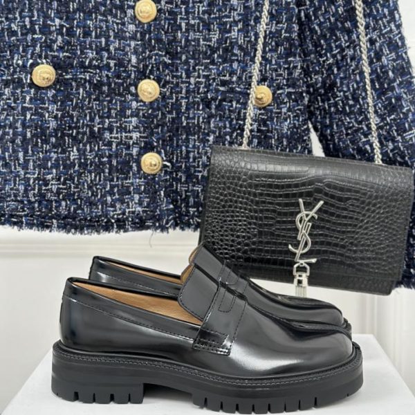 Maison Margiela｜MM6 Retro-Loafer mit geteilter Zehenpartie