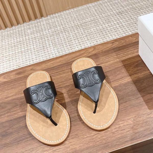 Celine Arc de Triomphe Flip-Flops