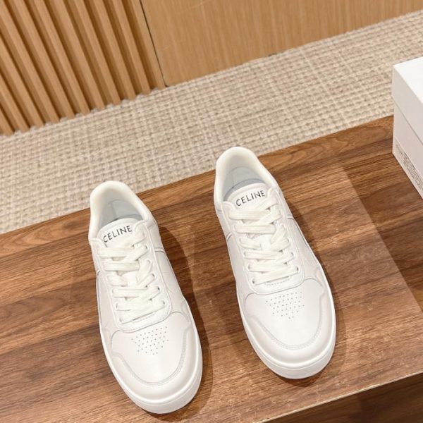 replica,schuhe,beste,kaufen,1:1,besten,seiten,Replik,turnschuhe,sneakers Celines neue kontrastierende, gestreifte weiße Schuhe