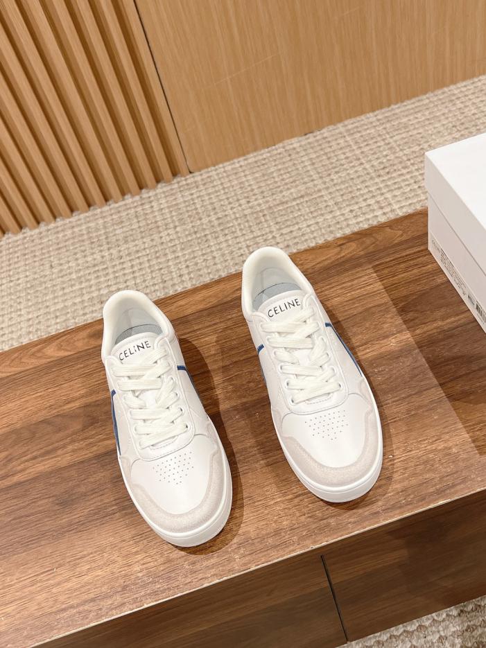 replica,schuhe,beste,kaufen,1:1,besten,seiten,Replik,turnschuhe,sneakers Celines neue kontrastierende, gestreifte weiße Schuhe
