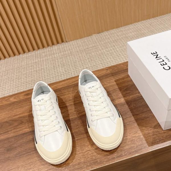 replica,schuhe,beste,kaufen,1:1,besten,seiten,Replik,turnschuhe,sneakers Celines neue mittelhohe Schnür-Sneaker Arc de Triomphe