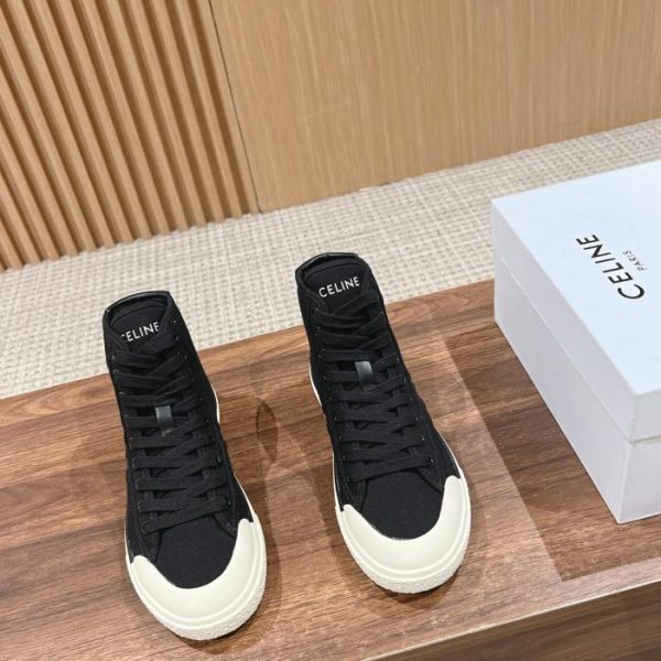 replica,schuhe,beste,kaufen,1:1,besten,seiten,Replik,turnschuhe,sneakers Celines neue mittelhohe Schnür-Sneaker Arc de Triomphe
