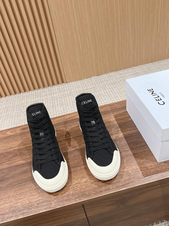 replica,schuhe,beste,kaufen,1:1,besten,seiten,Replik,turnschuhe,sneakers Celines neue mittelhohe Schnür-Sneaker Arc de Triomphe
