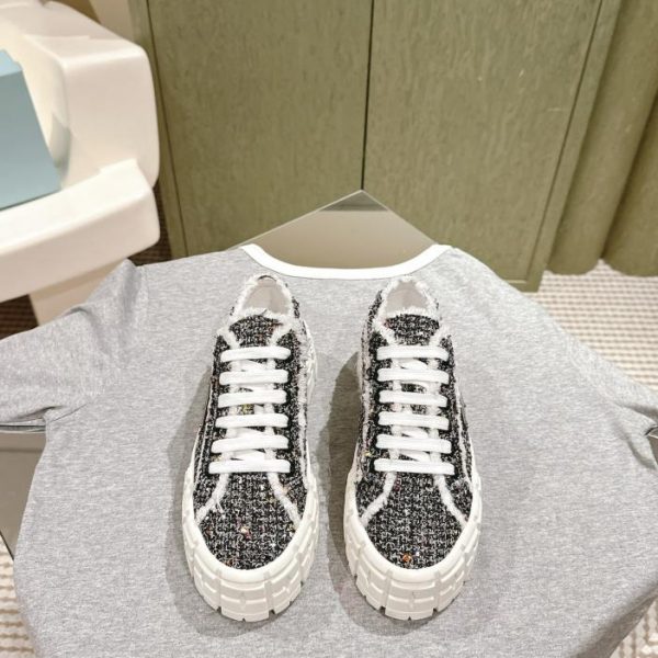replica,schuhe,beste,kaufen,1:1,besten,seiten,Replik,turnschuhe,sneakers [Top-Version] Prada neue weiße Schuhe mit dicken Sohlen