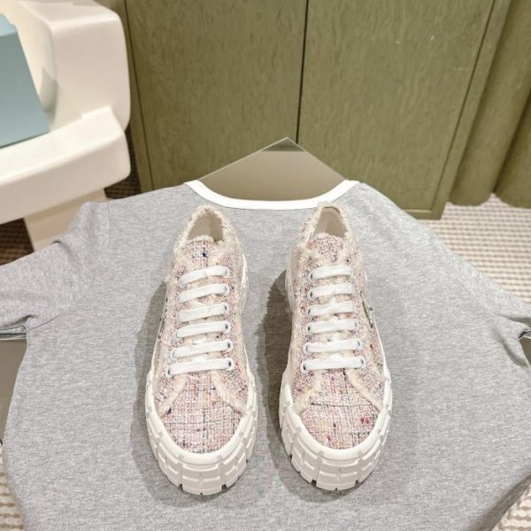 replica,schuhe,beste,kaufen,1:1,besten,seiten,Replik,turnschuhe,sneakers [Top-Version] Prada neue weiße Schuhe mit dicken Sohlen