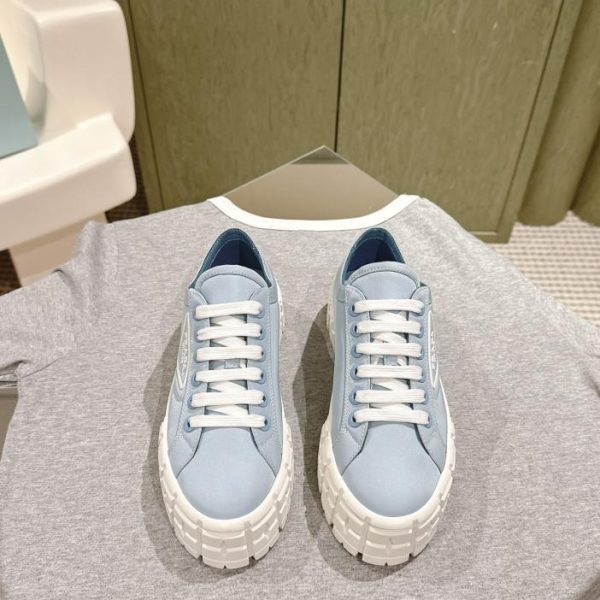 replica,schuhe,beste,kaufen,1:1,besten,seiten,Replik,turnschuhe,sneakers [Top-Version] Prada neue weiße Schuhe mit dicken Sohlen