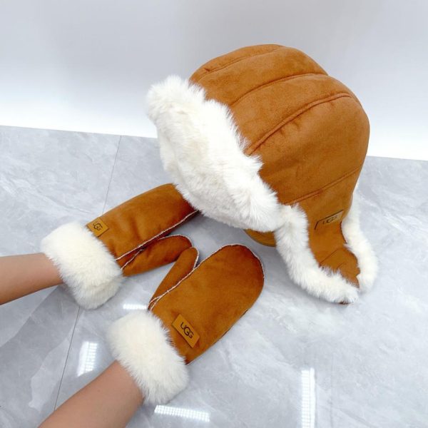 replica,schuhe,beste,kaufen,1:1,besten,seiten,Replik,turnschuhe,sneakers UGG-Mütze, Kaninchenfellhandschuhe, zweiteiliges Set