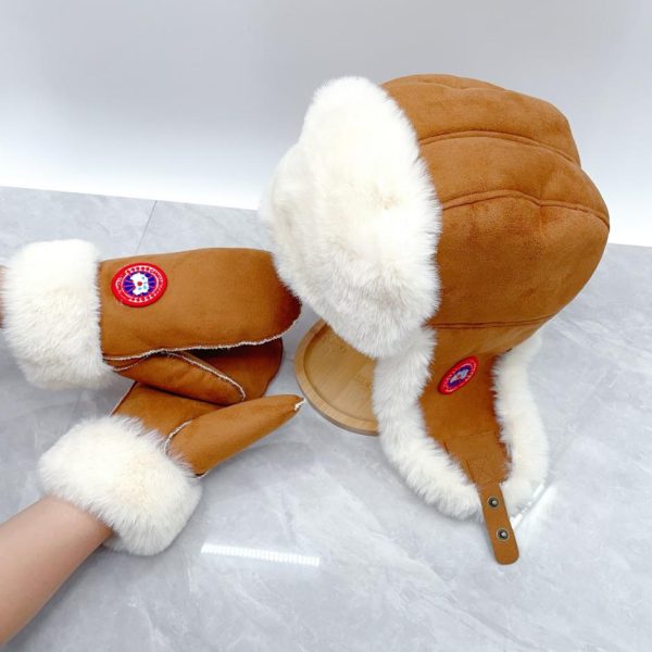 replica,schuhe,beste,kaufen,1:1,besten,seiten,Replik,turnschuhe,sneakers CANADA GOOSE (Mütze, Kaninchenfellhandschuhe, zweiteiliges Set)