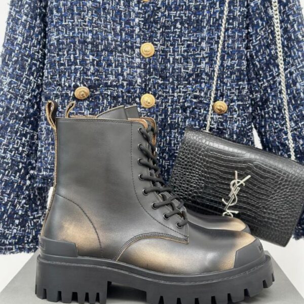 replica,schuhe,beste,kaufen,1:1,besten,seiten,Replik,turnschuhe,sneakers  Balenciaga klassische Herbst- und Winter-Paar-Martin-Stiefel mit dicken Sohlen