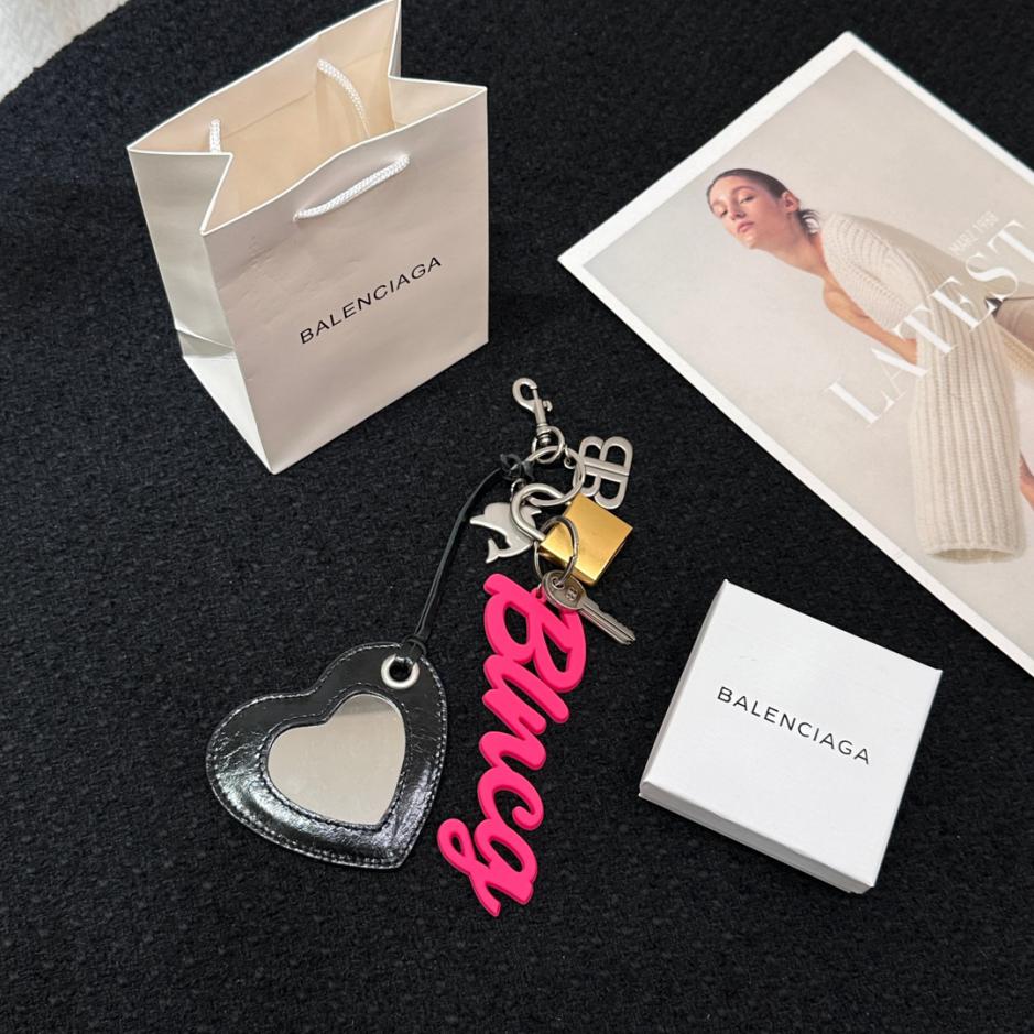 replica,schuhe,beste,kaufen,1:1,besten,seiten,Replik,turnschuhe,sneakers Balenciaga Rodeo Love Schlüsselanhänger mit Spiegelanhänger (4F02)