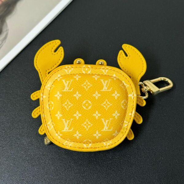 Louis Vuitton Little Crab Kopfhörer-Taschen-Schlüsselanhänger-Anhänger (7F56)