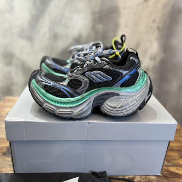 replica,schuhe,beste,kaufen,1:1,besten,seiten,Replik,turnschuhe,sneakers Balenciaga Balenciaga 10XL Mesh-Schnürsneaker mit runder Spitze