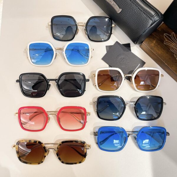 CHROME HEARTS Sonnenbrille in Top-Originalqualität, MODELL BLUE JOB