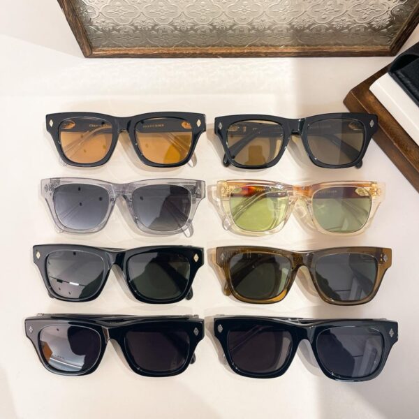 CHROME HEARTS Sonnenbrille in Top-Originalqualität, MODELL DI CKFITZENER
